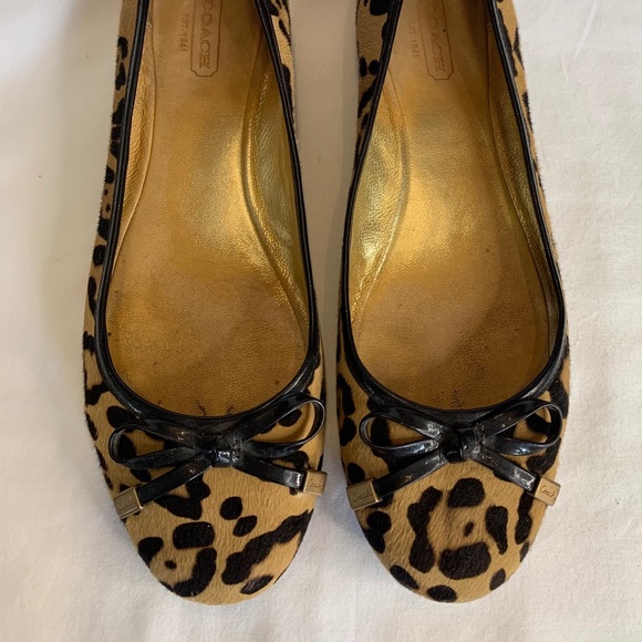 Coach Faux Pony Hair Leopard Print - Picture 1 of 6